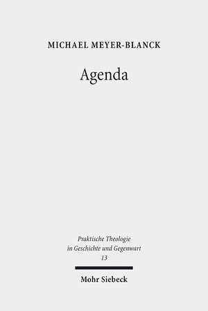Buchcover Agenda | Michael Meyer-Blanck | EAN 9783161526329 | ISBN 3-16-152632-5 | ISBN 978-3-16-152632-9