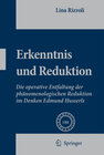 Buchcover Erkenntnis und Reduktion
