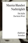 Buchcover Nachträglich