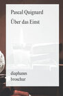 Buchcover Über das Einst