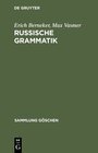 Buchcover Russische Grammatik