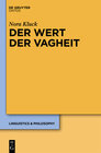 Buchcover Der Wert der Vagheit