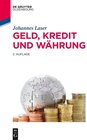 Buchcover Geld, Kredit und Währung
