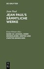 Buchcover Levana, oder Erziehlehre. Erstes und zweites Bändchen