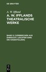 Buchcover [Verbrechen aus Ehrsucht. Leichter Sinn. Die Hagestolzen]