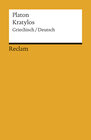 Buchcover Kratylos. Griechisch/Deutsch