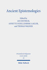 Buchcover Ancient Epistemologies