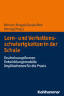 Buchcover Lern- und Verhaltensschwierigkeiten in der Schule