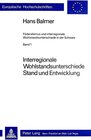 Buchcover Interregionale Wohlstandsunterschiede- Stand und Entwicklung