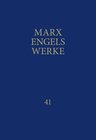 Buchcover MEW / Marx-Engels-Werke Band 41