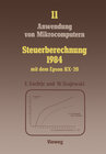 Buchcover Steuerberechnung 1984 mit dem Epson HX-20