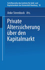 Buchcover Private Alterssicherung über den Kapitalmarkt