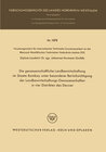 Buchcover Die genossenschaftliche Landbewirtschaftung im Staate Bombay unter besonderer Berücksichtigung der Landbewirtschaftungs-