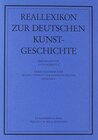 Buchcover Reallexikon Dt. Kunstgeschichte 117. Lieferung