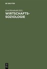 Buchcover Wirtschaftssoziologie
