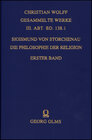 Buchcover Die Philosophie der Religion