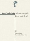 Buchcover Gesamtausgabe Texte und Briefe 12