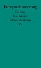 Buchcover Europadämmerung