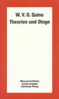 Buchcover Theorien und Dinge