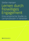 Buchcover Lernen durch freiwilliges Engagement
