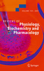 Buchcover Reviews of Physiology, Biochemistry and Pharmacology 158