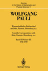 Buchcover Wissenschaftlicher Briefwechsel mit Bohr, Einstein, Heisenberg u.a. / Scientific Correspondence with Bohr, Einstein, Hei