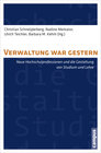 Buchcover Verwaltung war gestern?