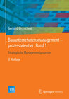 Buchcover Bauunternehmensmanagement-prozessorientiert Band 1