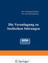 Buchcover Die Veranlagung zu seelischen Störungen
