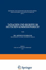 Buchcover Tatsachen und Begriffe im Deutschen Kommissionsrecht