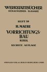 Buchcover Der Vorrichtungsbau