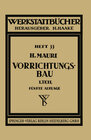 Buchcover Der Vorrichtungsbau
