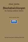 Buchcover Die Blechabwicklungen