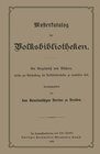 Buchcover Musterkatalog für Volksbibliotheken