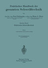 Buchcover Elektrische Schweißtechnik