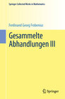 Buchcover Gesammelte Abhandlungen III