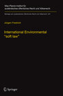 Buchcover International Environmental “soft law”