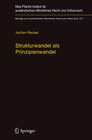 Buchcover Strukturwandel als Prinzipienwandel