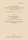 Buchcover Thermochemische Untersuchungen über die Dehydration des Montmorillonits