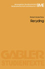 Buchcover Recycling