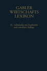 Buchcover Gablers Wirtschafts Lexikon