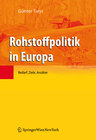 Buchcover Rohstoffpolitik in Europa