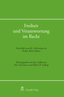 Buchcover Freiheit und Verantwortung im Recht