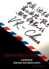 Buchcover Geheime Mikroinformation
