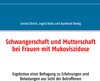 Buchcover Schwangerschaft und Mutterschaft bei Frauen mit Mukoviszidose