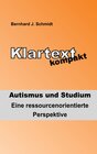 Buchcover Klartext kompakt. Autismus und Studium