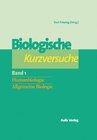 Buchcover Biologie allgemein / Biologische Kurzversuche in 2 Bänden