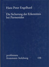 Buchcover Die Sicherung der Erkenntnis bei Parmenides