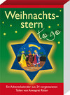 Buchcover Weihnachtsstern - to go. Ein Adventskalender aus 24 vorgestanzten Teilen