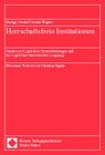 Buchcover Herrschaftsfreie Institutionen